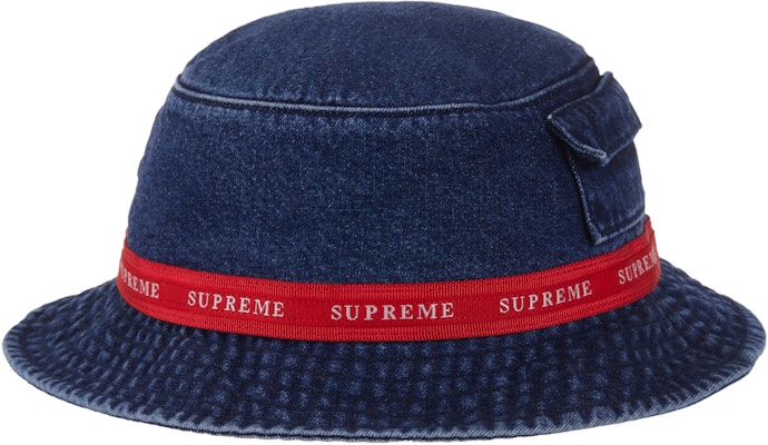 Supreme Sombrero Crusher Denim con Logo Jacquard y Cinta. Buy Supreme Sombrero Crusher Denim con Logo Jacquard y Cinta.