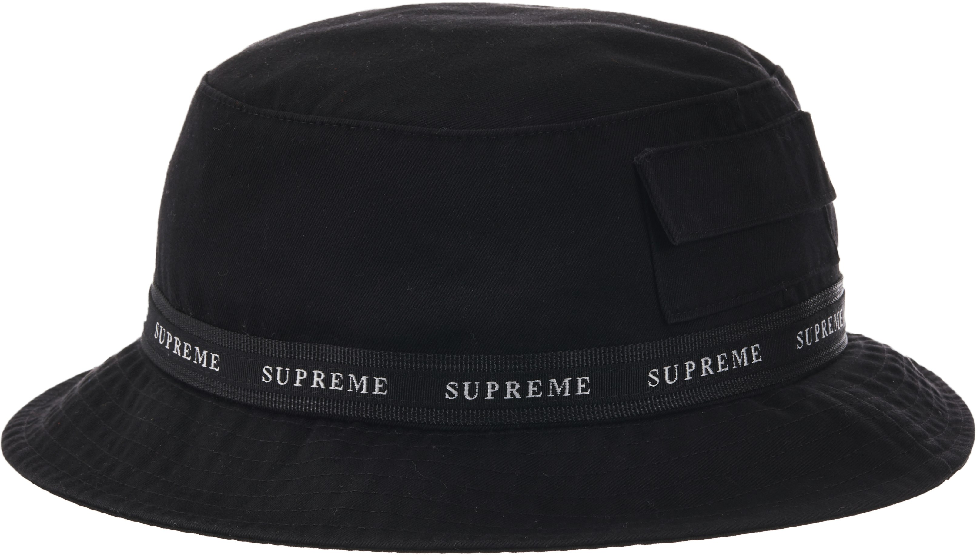 supreme-jacquard-logo-taping-crusher-black