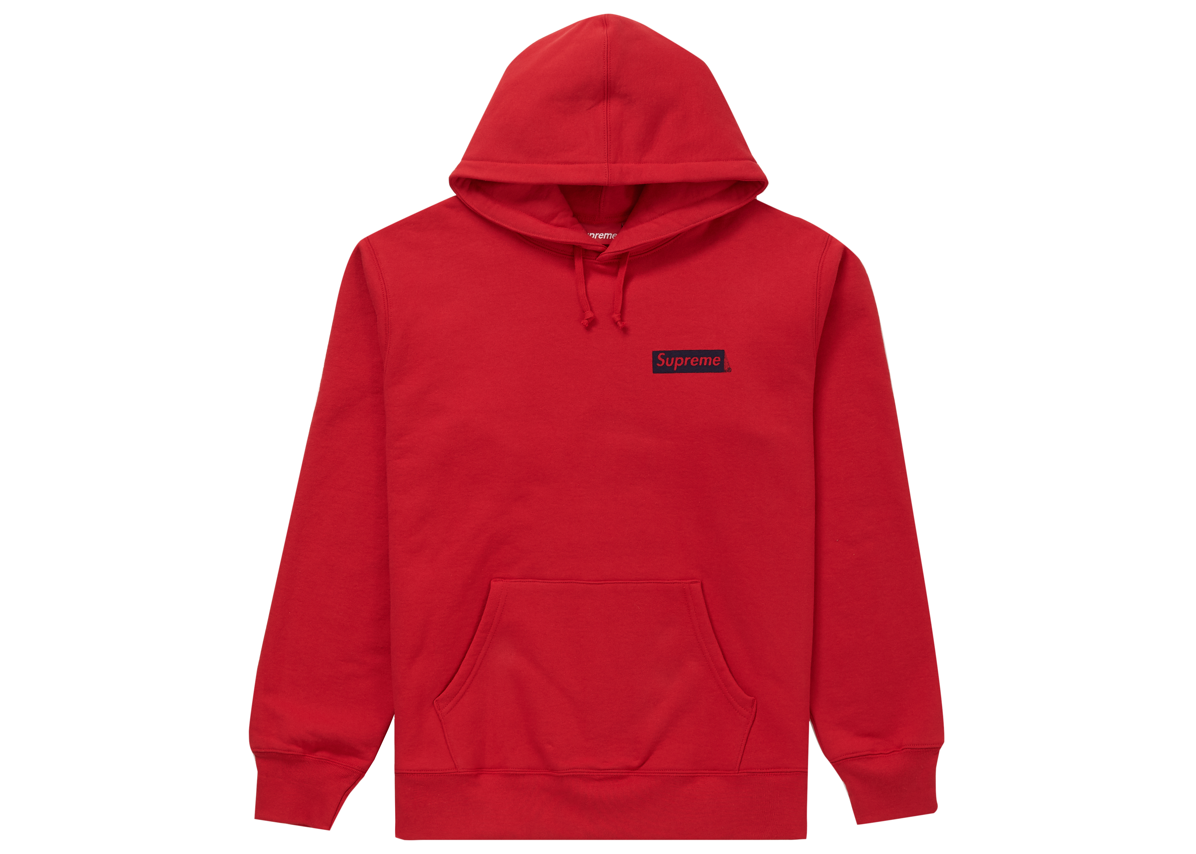 Buy Supreme Hoddie Merah "Stop Crying"