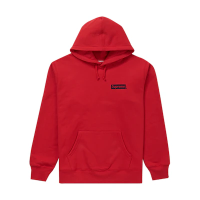 Supreme Stop Crying Hooded Sweatshirt Red