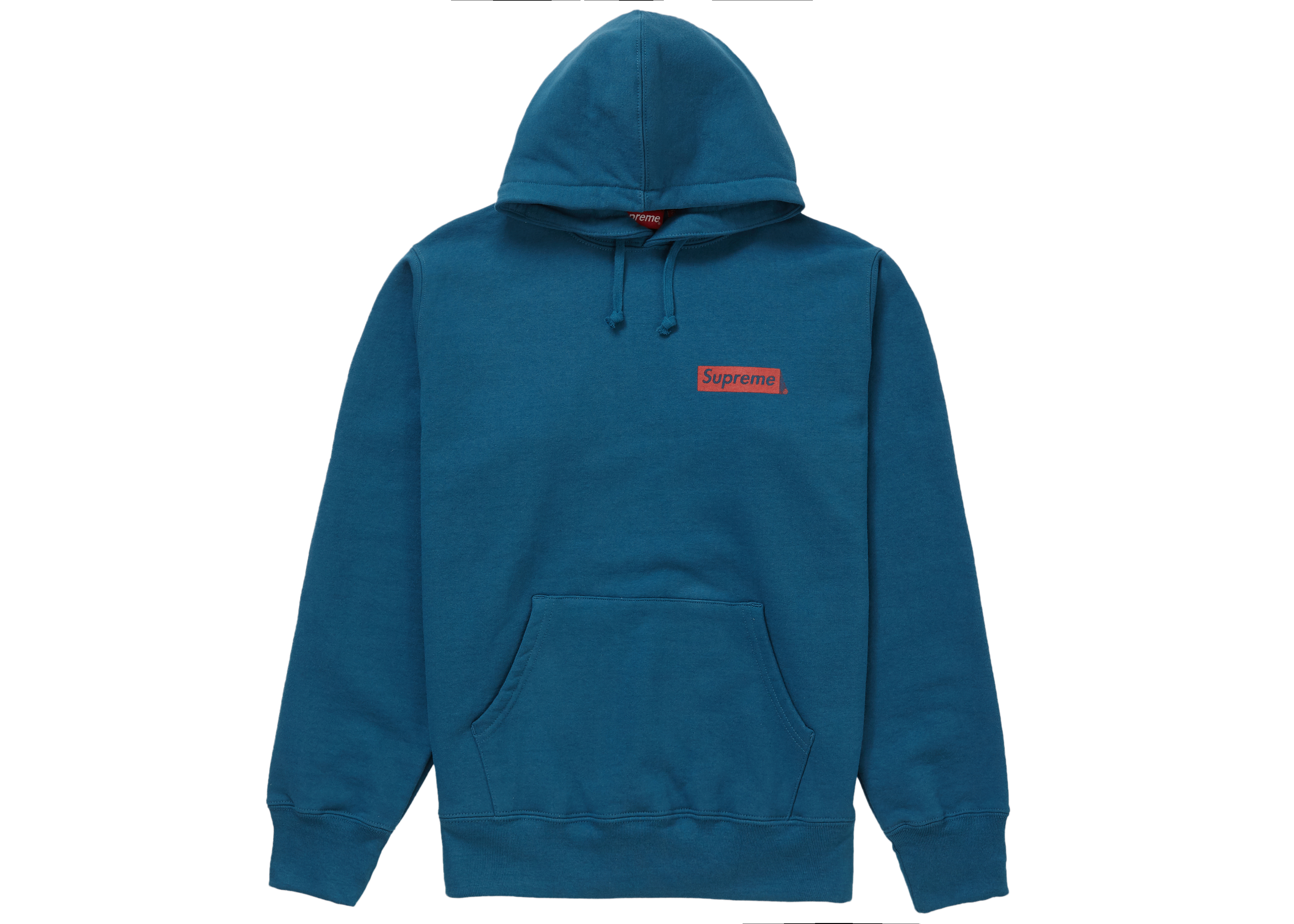Buy Sudadera Con Capucha Supreme Stop Crying Azul Marino.