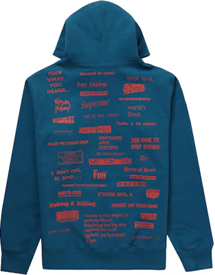 Sudadera Con Capucha Supreme Stop Crying Azul Marino. Order Sudadera Con Capucha Supreme Stop Crying Azul Marino.