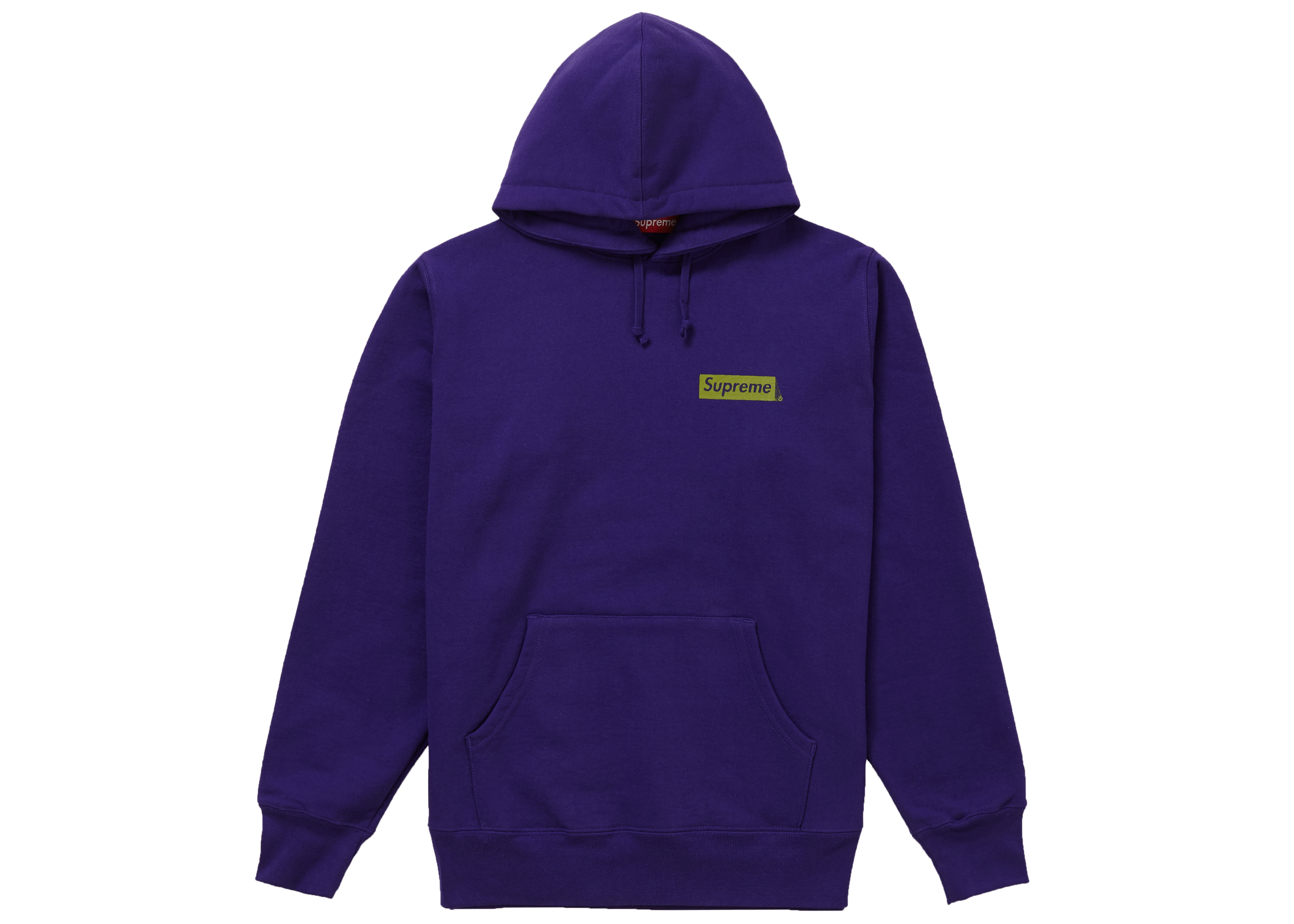 Supreme Stop Crying Hooded Sweatshirt Purple - Novelship