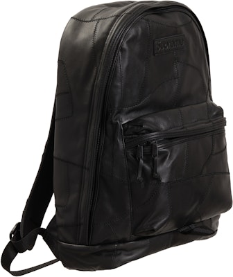 Supreme Patchwork Leather Duffel Bag Black