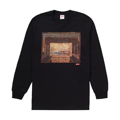 Supreme Martin Wong Attorney Street L/S Tee Black