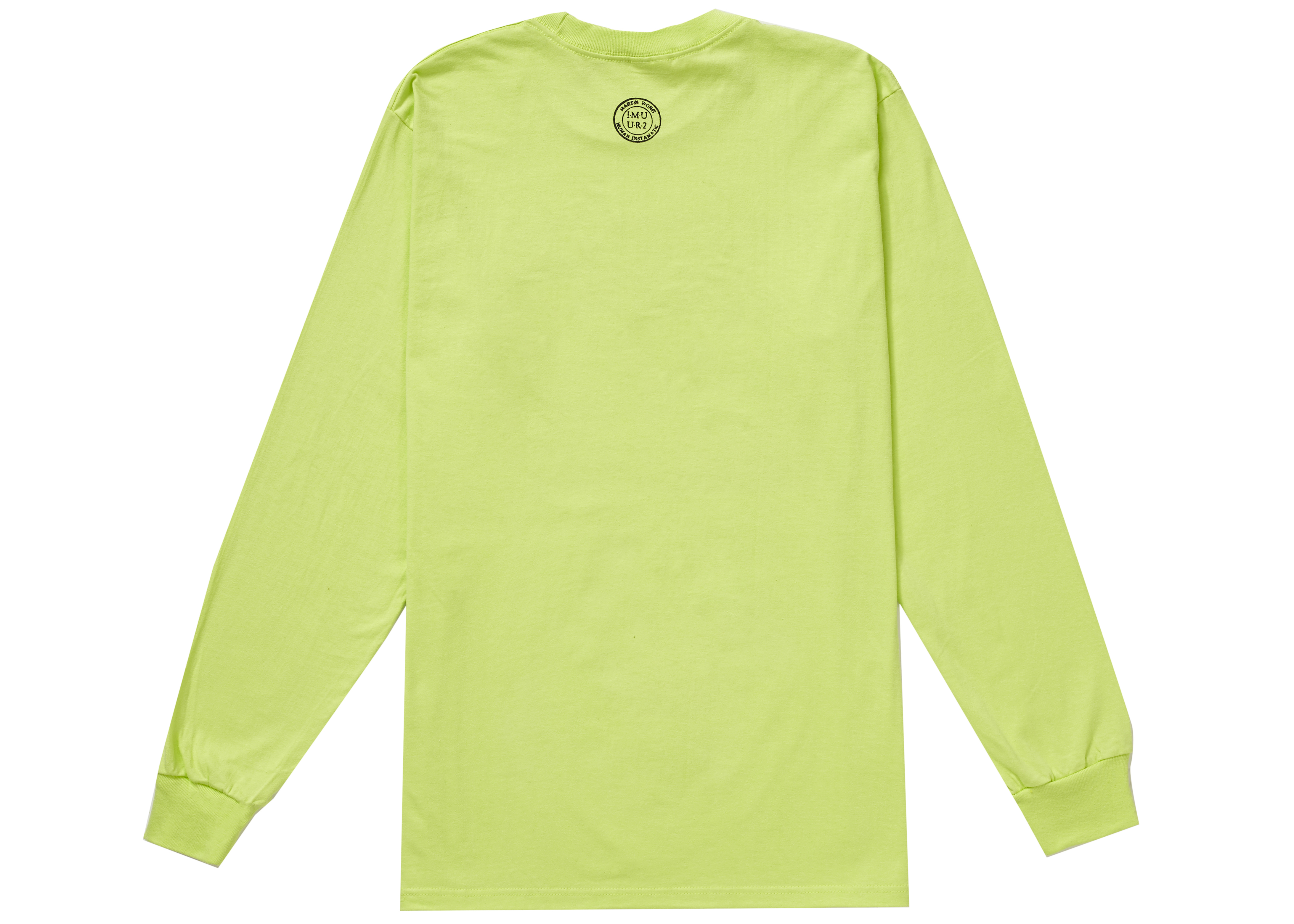 Supreme Martin Wong Attorney Street L/S Tee Neon Green 圖 2