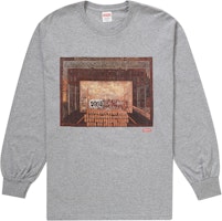 Supreme Martin Wong Attorney Street L/S Tee Heather Grey Supreme Martin Wong Attorney Street L/S Tee Heather Grey