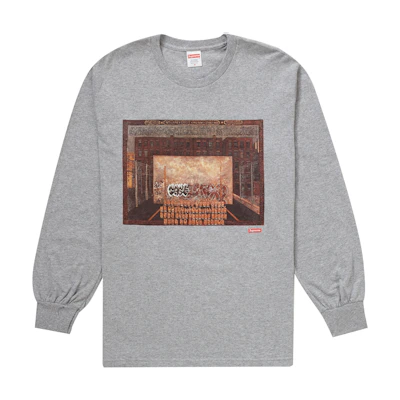 Supreme Martin Wong Attorney Street L/S Tee Heather Grey