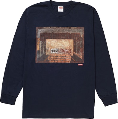 Supreme Martin Wong Attorney Street 长袖T恤 海军蓝 Buy Supreme Martin Wong Attorney Street 长袖T恤 海军蓝