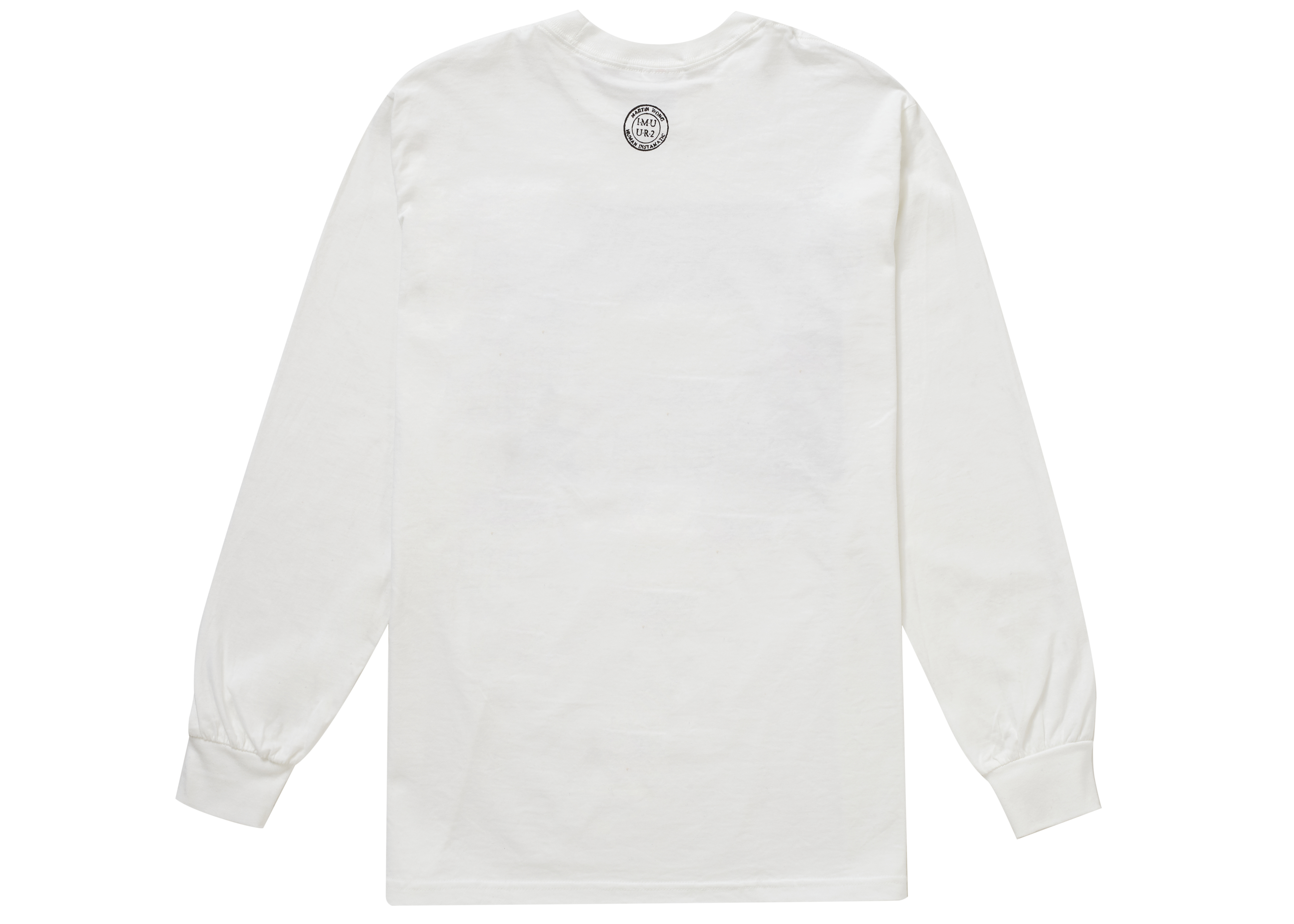 Order 슈프림 마틴 웡 어터니 스트리트 긴팔 티셔츠 (화이트) 
