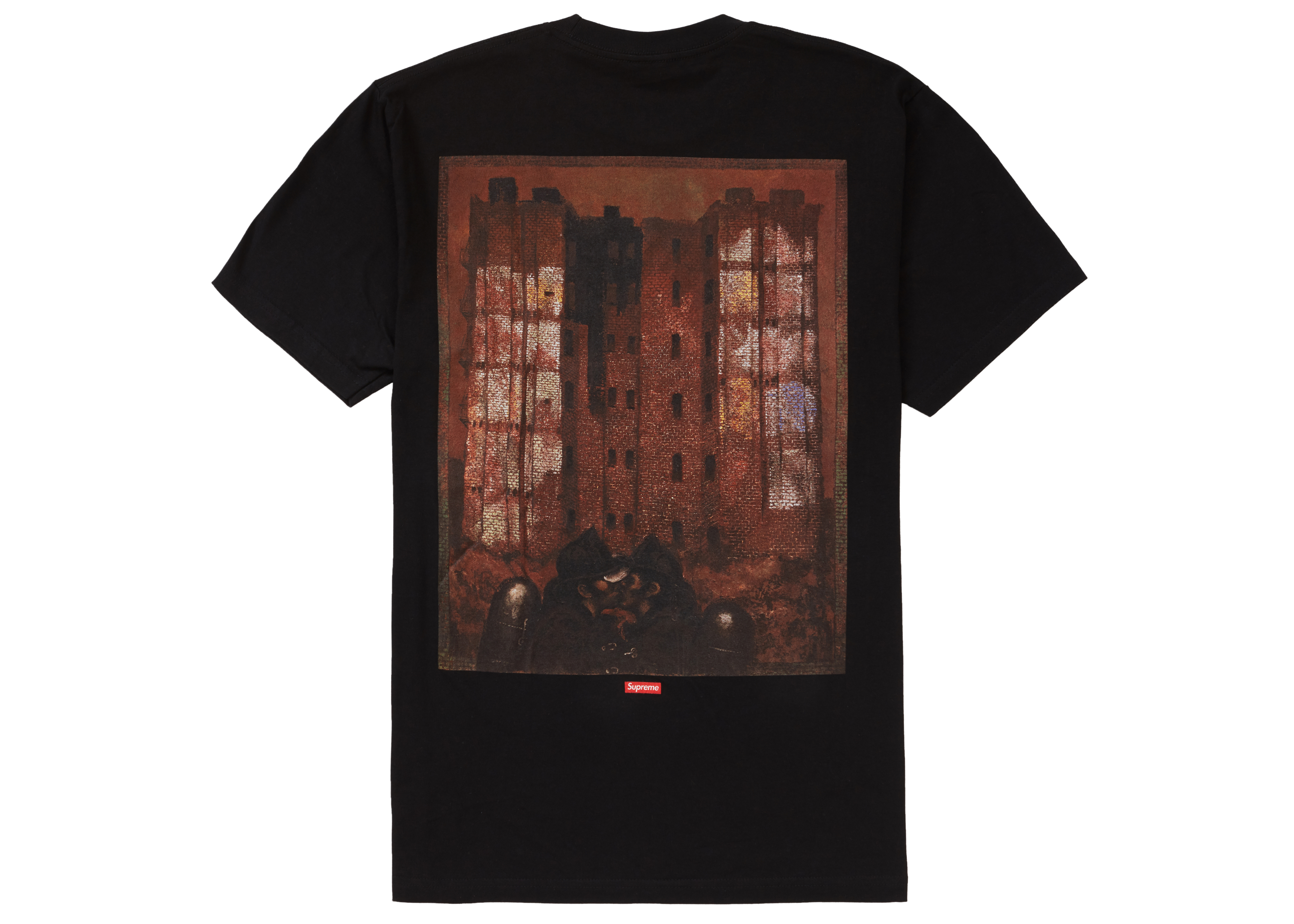 Order Supreme Martin Wong Big Heat Camiseta Negra