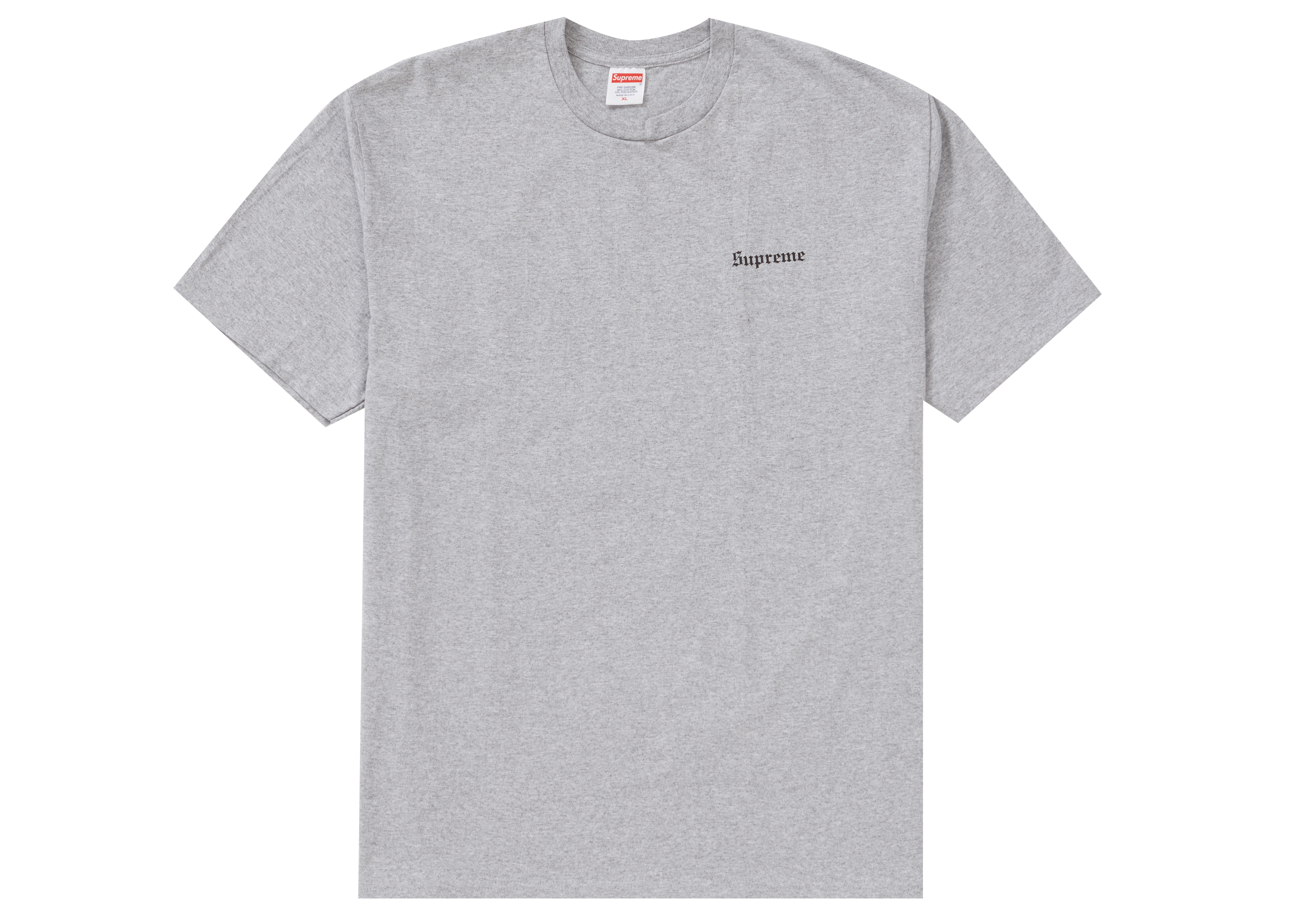 Buy Supreme Martin Wong Big Heat Kaos Abu-Abu Heather