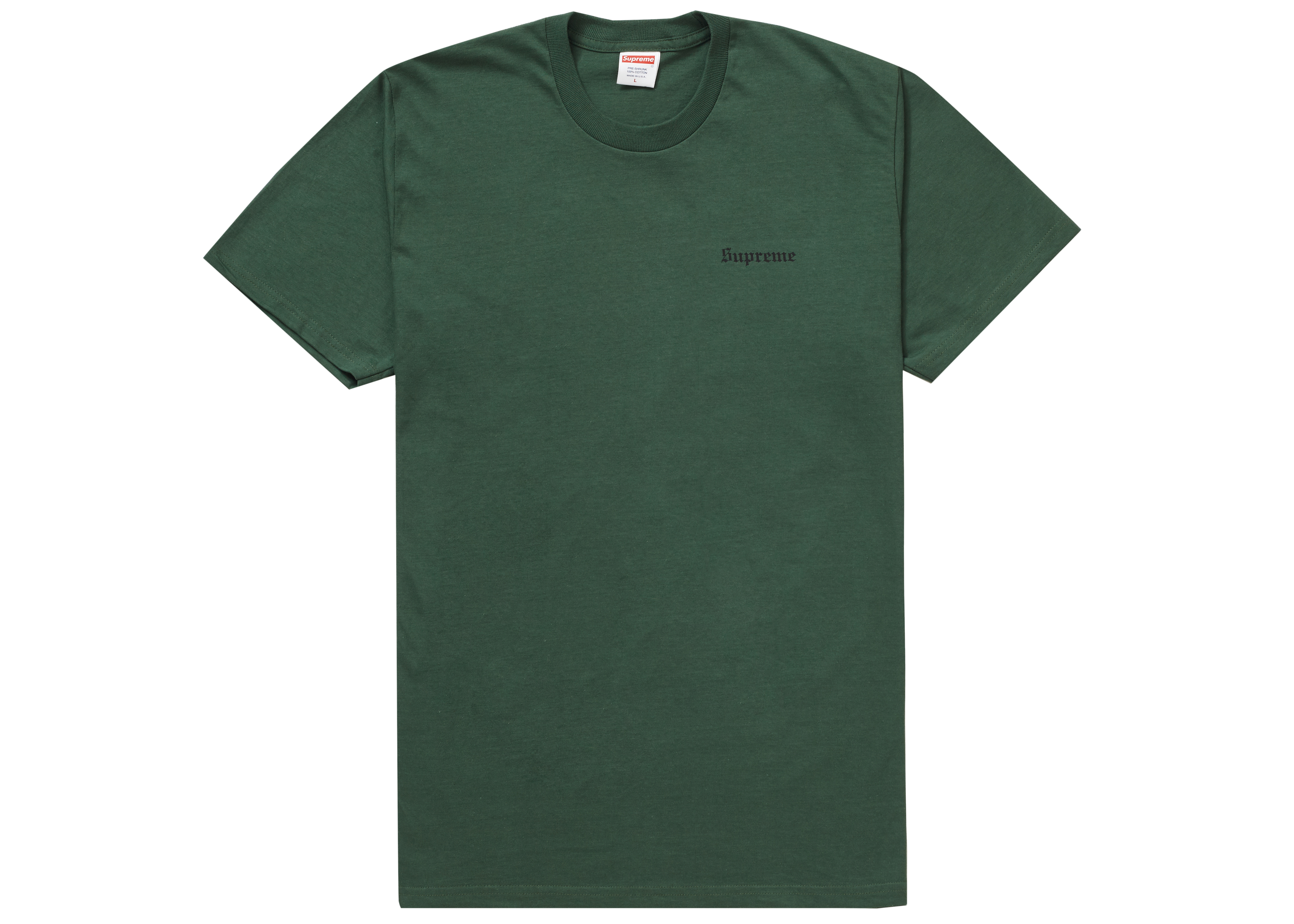 Supreme Martin Wong Big Heat Tee Dark Green