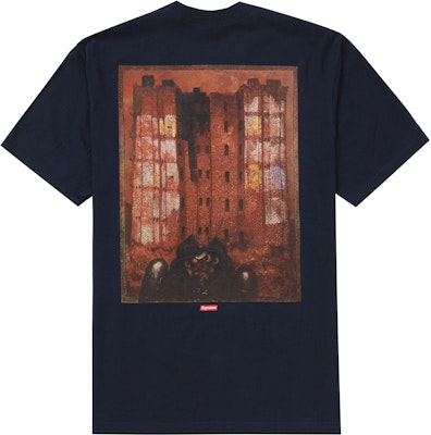 Supreme 马丁·王 大热 T恤 深蓝色 Order Supreme 马丁·王 大热 T恤 深蓝色