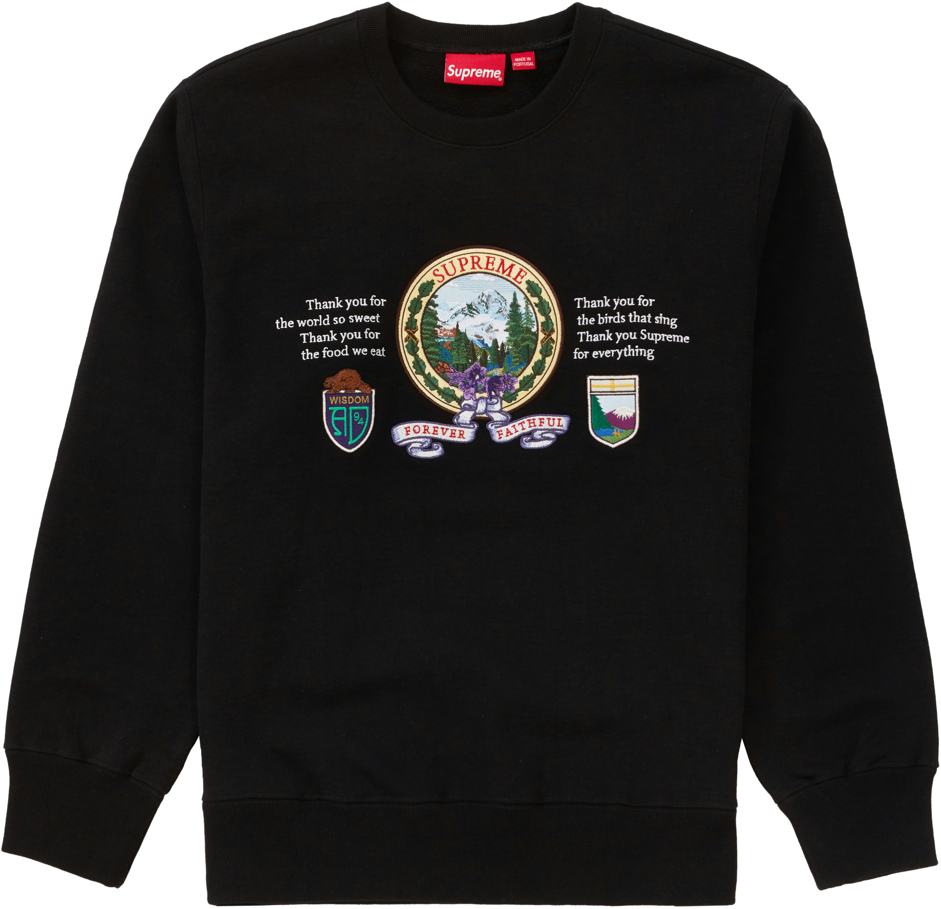 supreme-mountain-crewneck-black