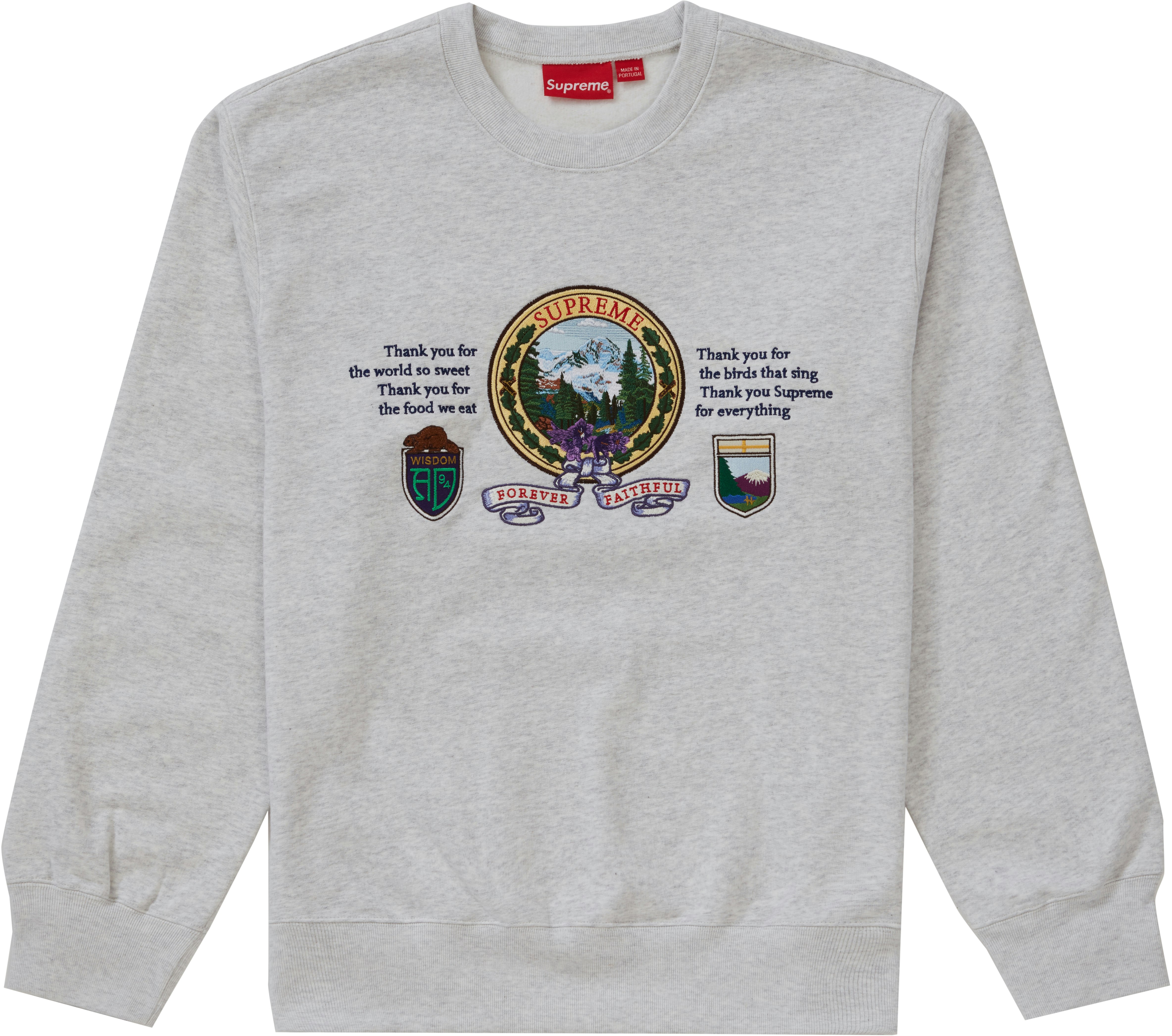 supreme-mountain-crewneck-ash-grey