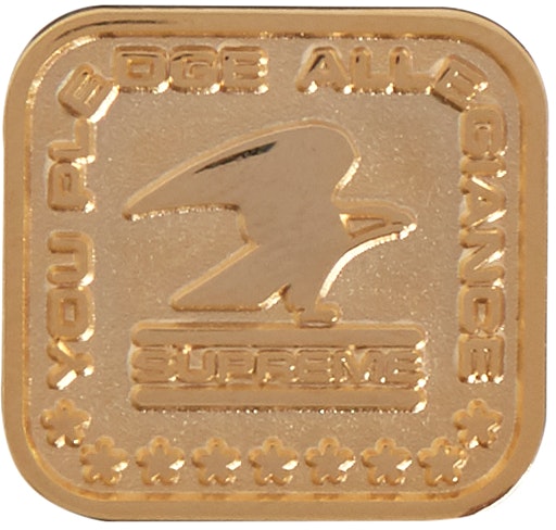 supreme-pledge-allegiance-pin-f-w19-gold