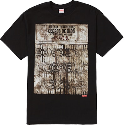 Supreme Martin Wong Kaos Iglesia Pentecostal Hitam Buy Supreme Martin Wong Kaos Iglesia Pentecostal Hitam