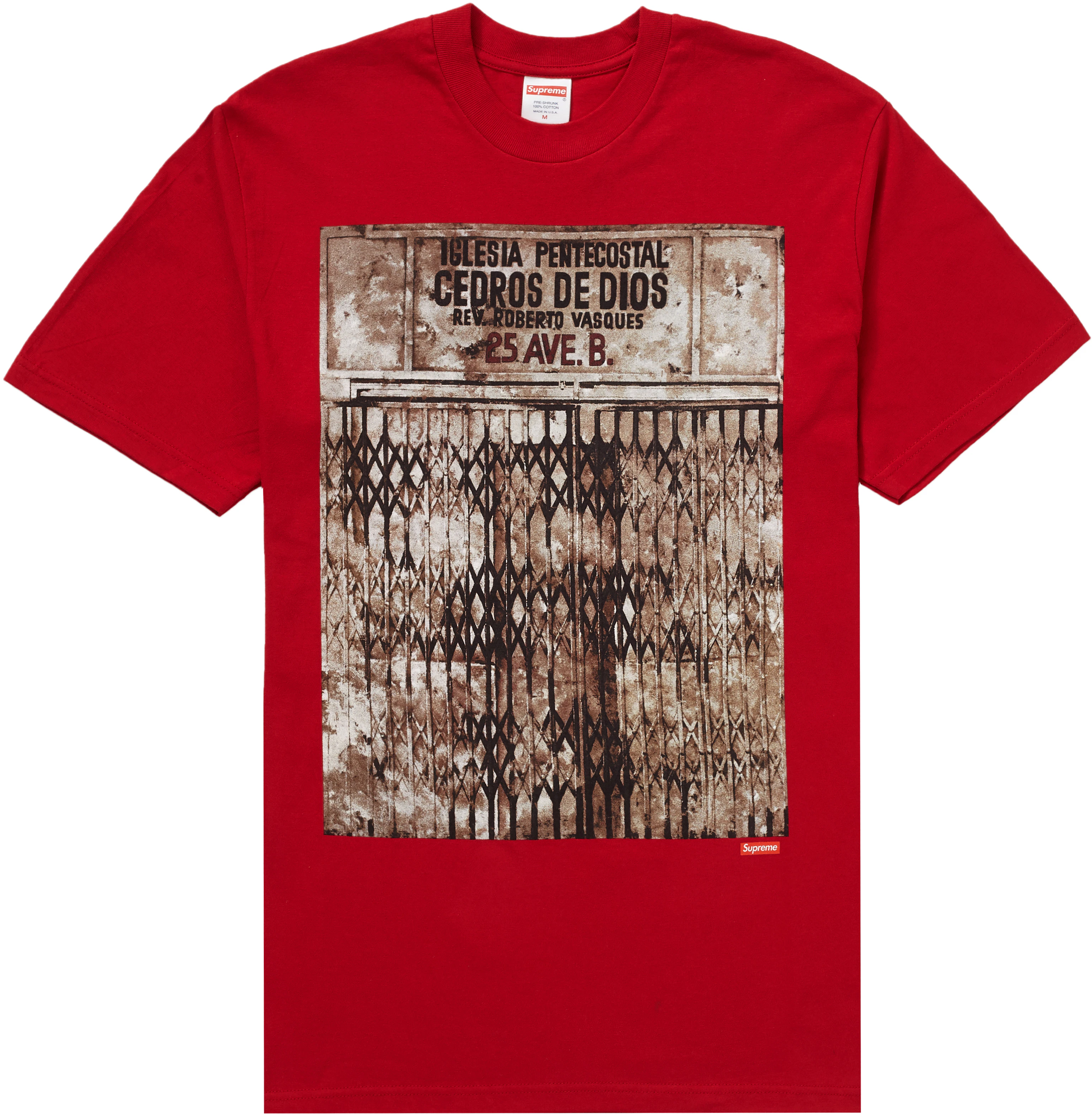 supreme-martin-wong-iglesia-pentecostal-tee-red