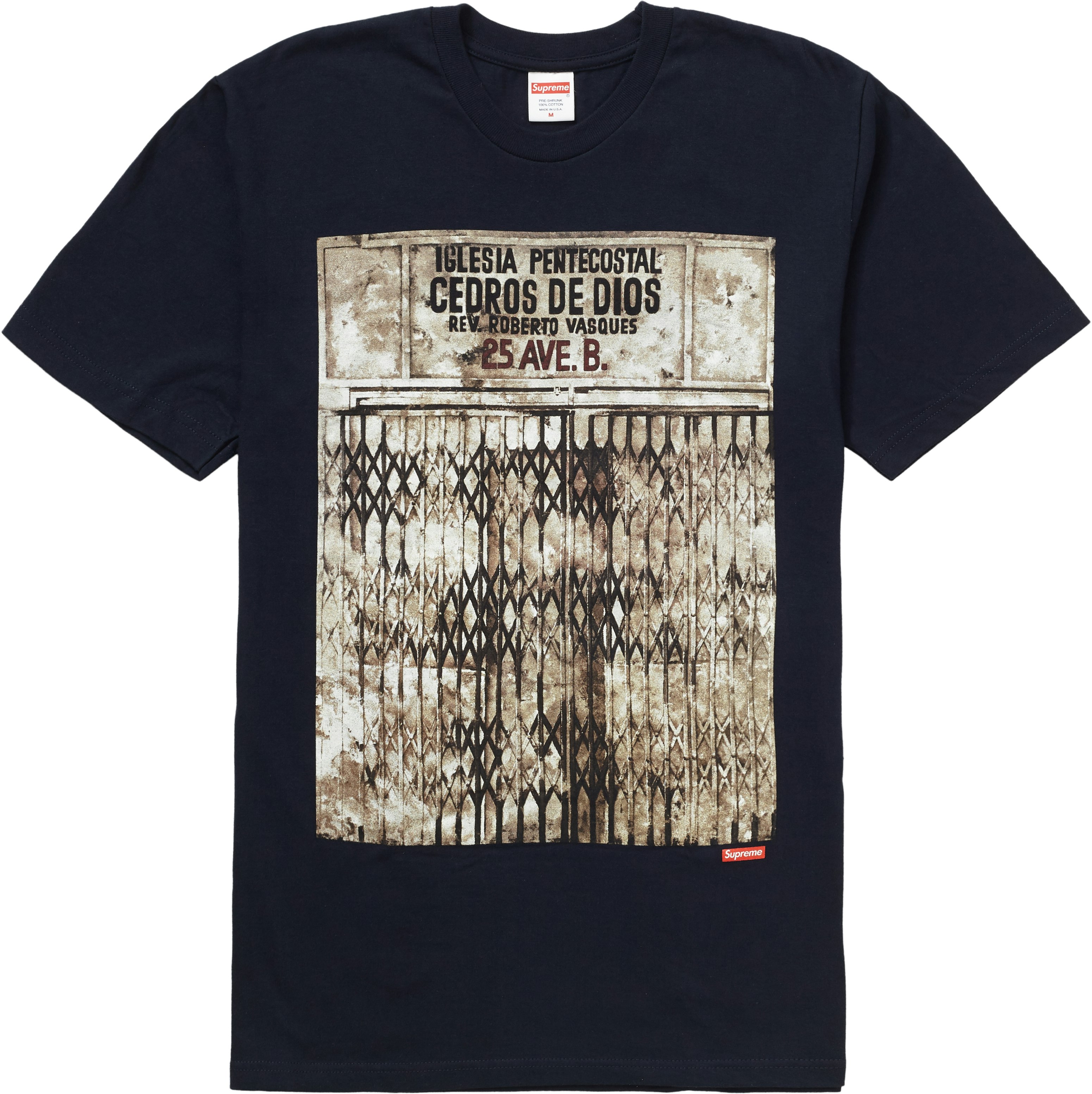 supreme-martin-wong-iglesia-pentecostal-tee-navy