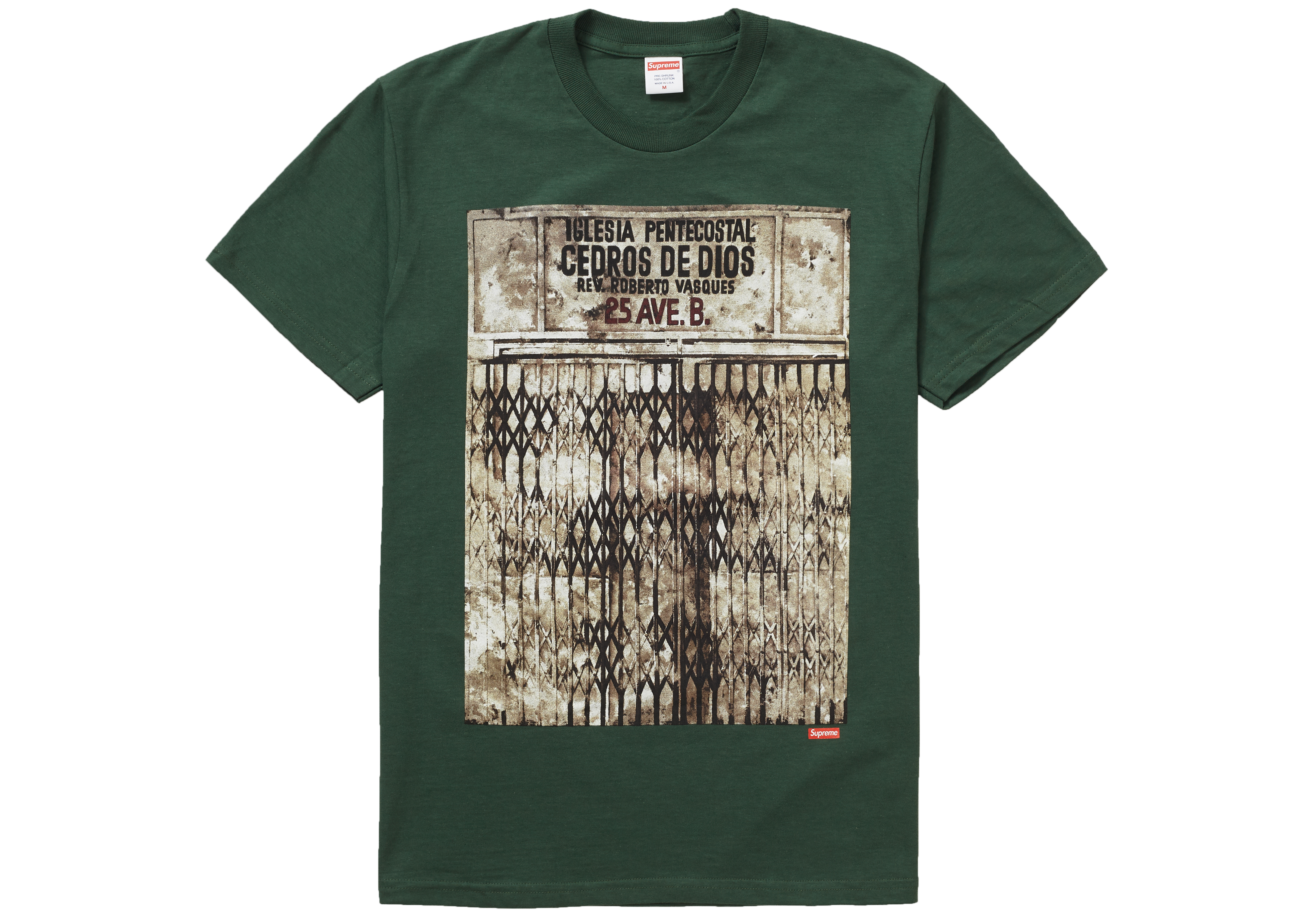 Buy Supreme マルティン・ウォン教会T(濃緑)

