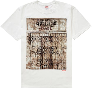 Supreme Martin Wong Iglesia 五旬节教会白色T恤 Buy Supreme Martin Wong Iglesia 五旬节教会白色T恤