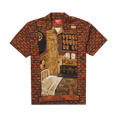 Supreme Martin Wong Secret World Rayon Shirt Multicolor