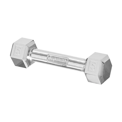 Supreme Plated Dumbbell Silver Plated