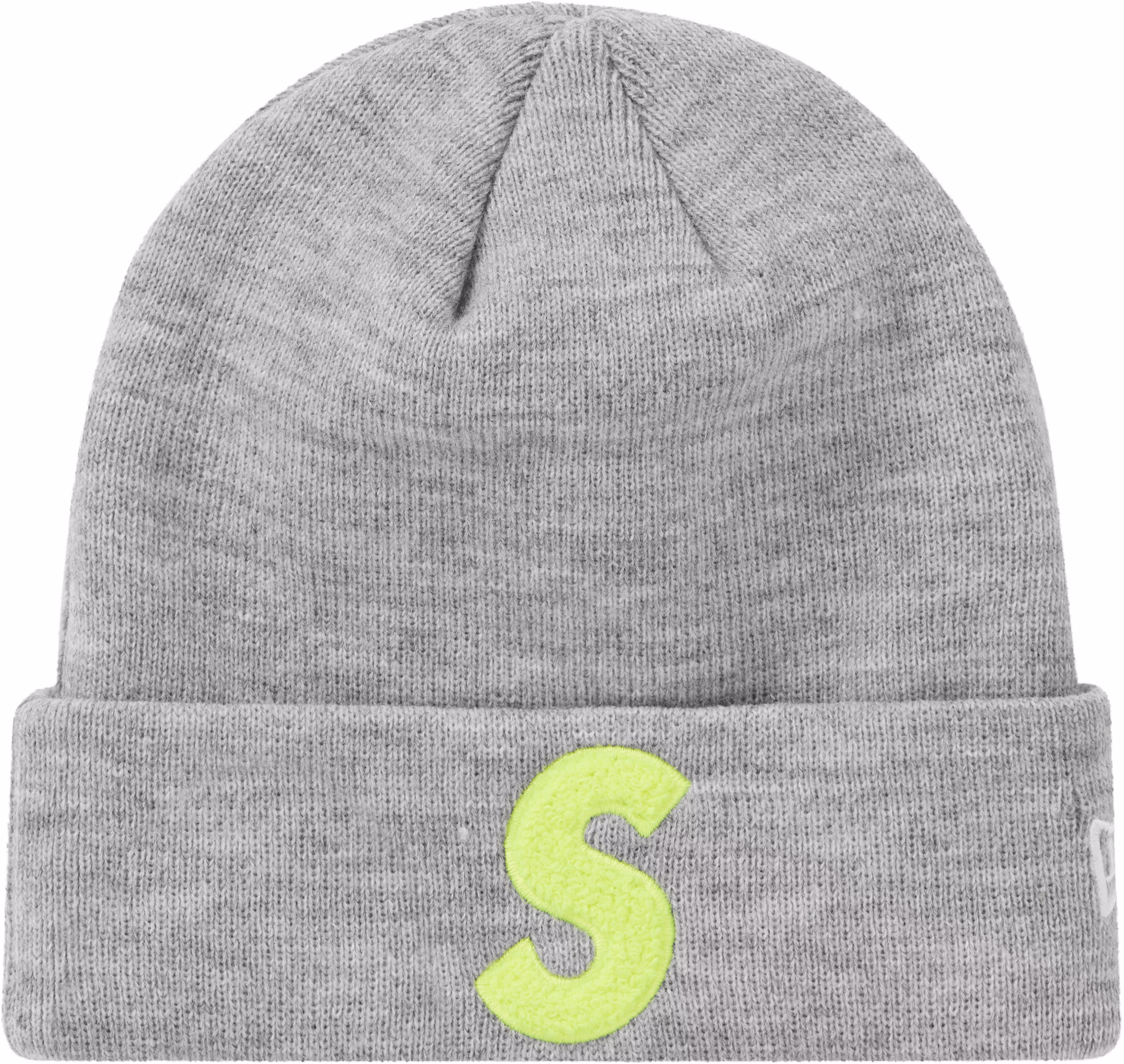 supreme-new-era-s-logo-beanie-fw-19-heather-grey