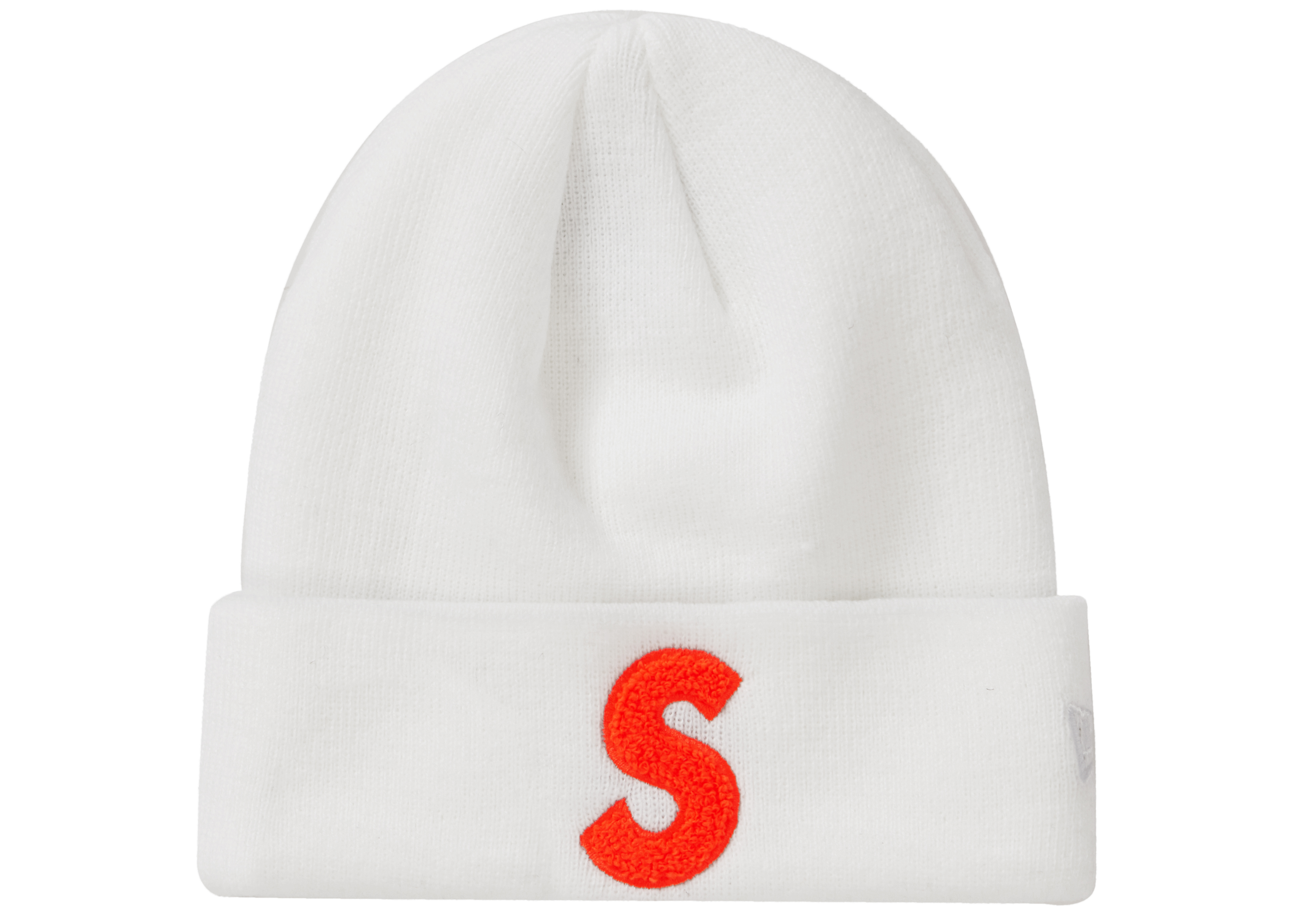 Supreme New Era S Logo Beanie (FW 19) White - Novelship