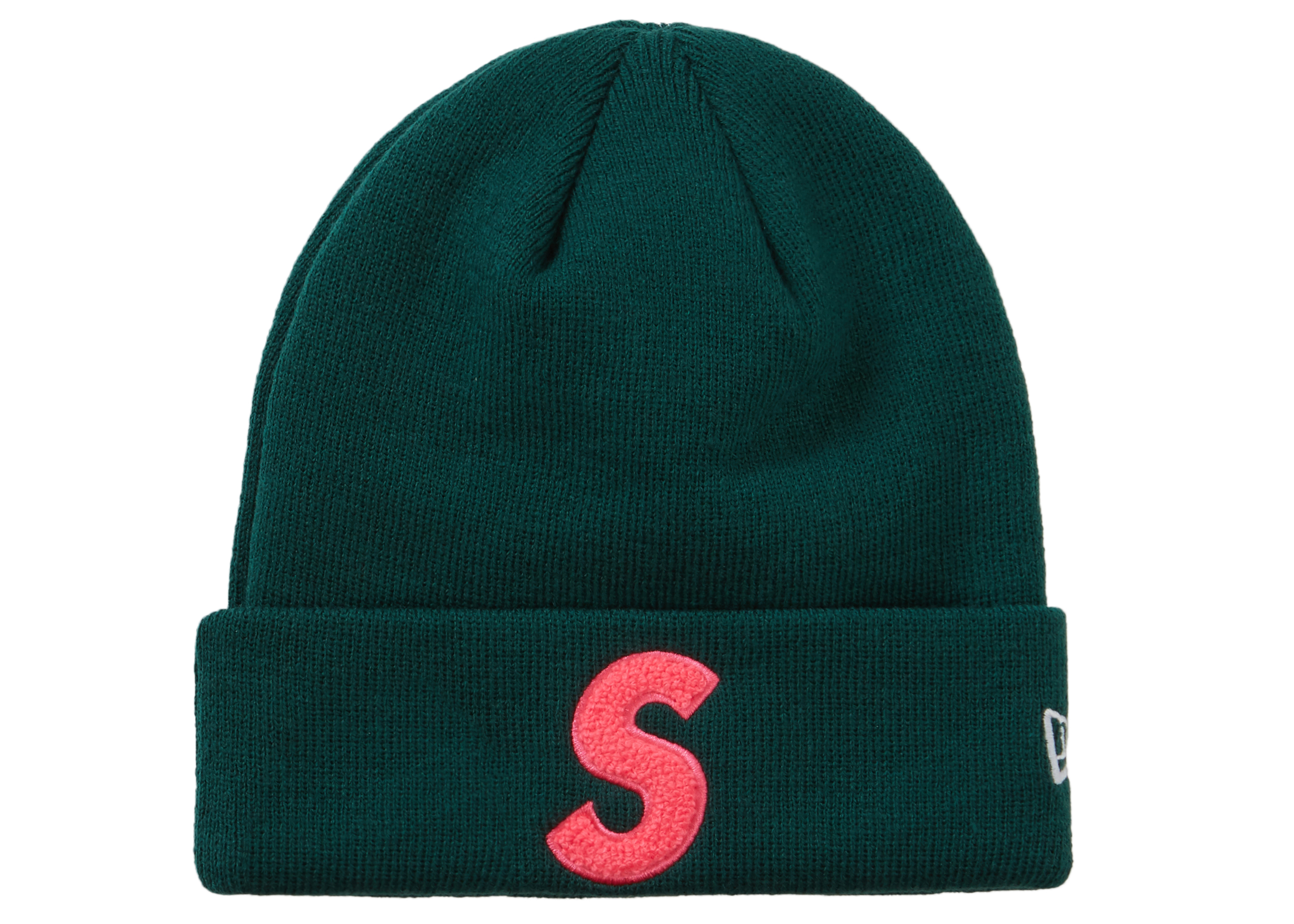 Buy Supreme New Era S Logo Beanie (FW 19) Green