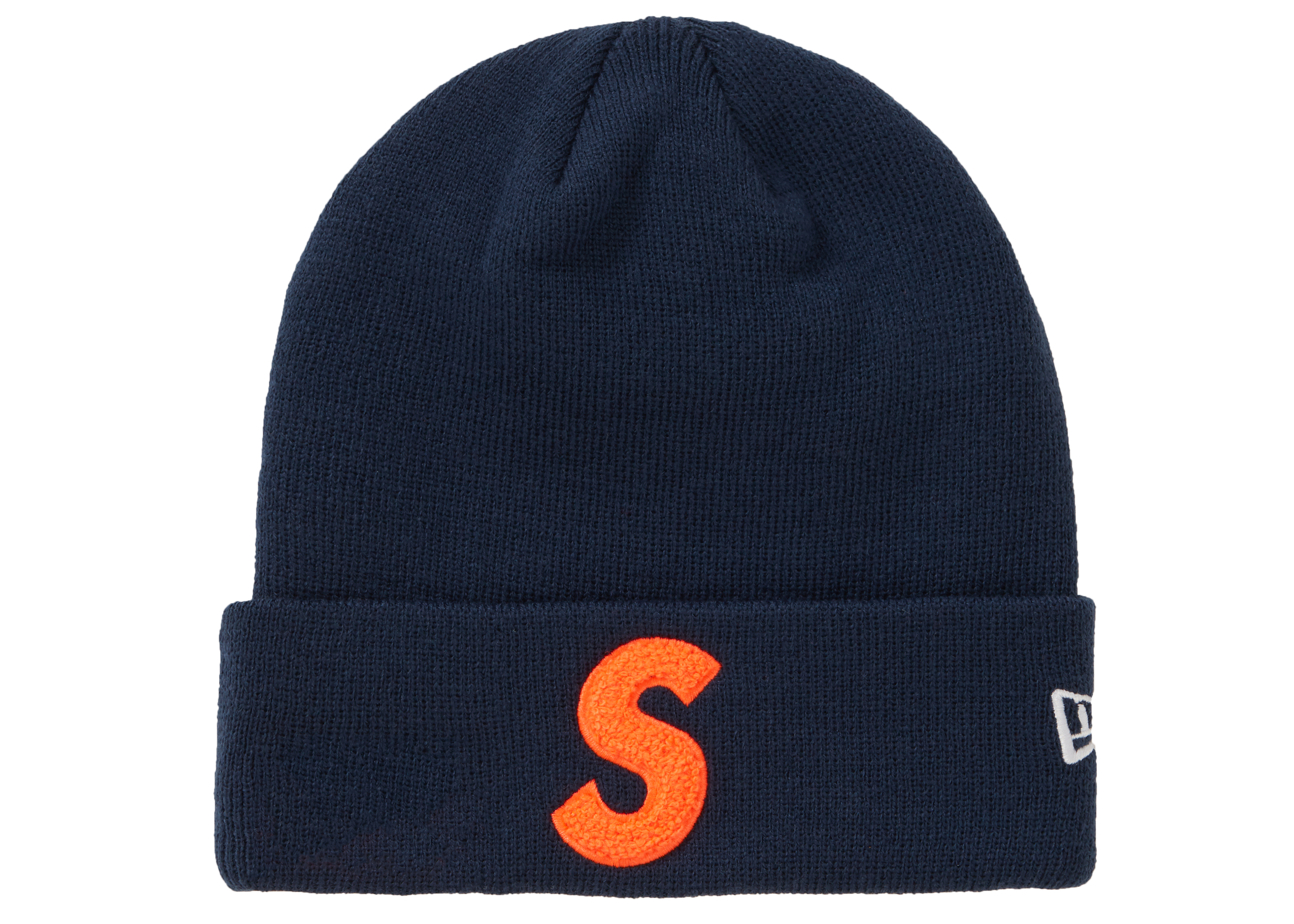 Supreme New Era S Logo Beanie (FW 19) Navy