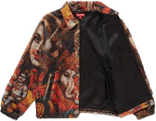 Supreme Ganesh Faux Fur Jacket Black Order Supreme Ganesh Faux Fur Jacket Black