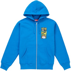 Supreme Disturbed Hoodie Zip Up Biru Terang Buy Supreme Disturbed Hoodie Zip Up Biru Terang