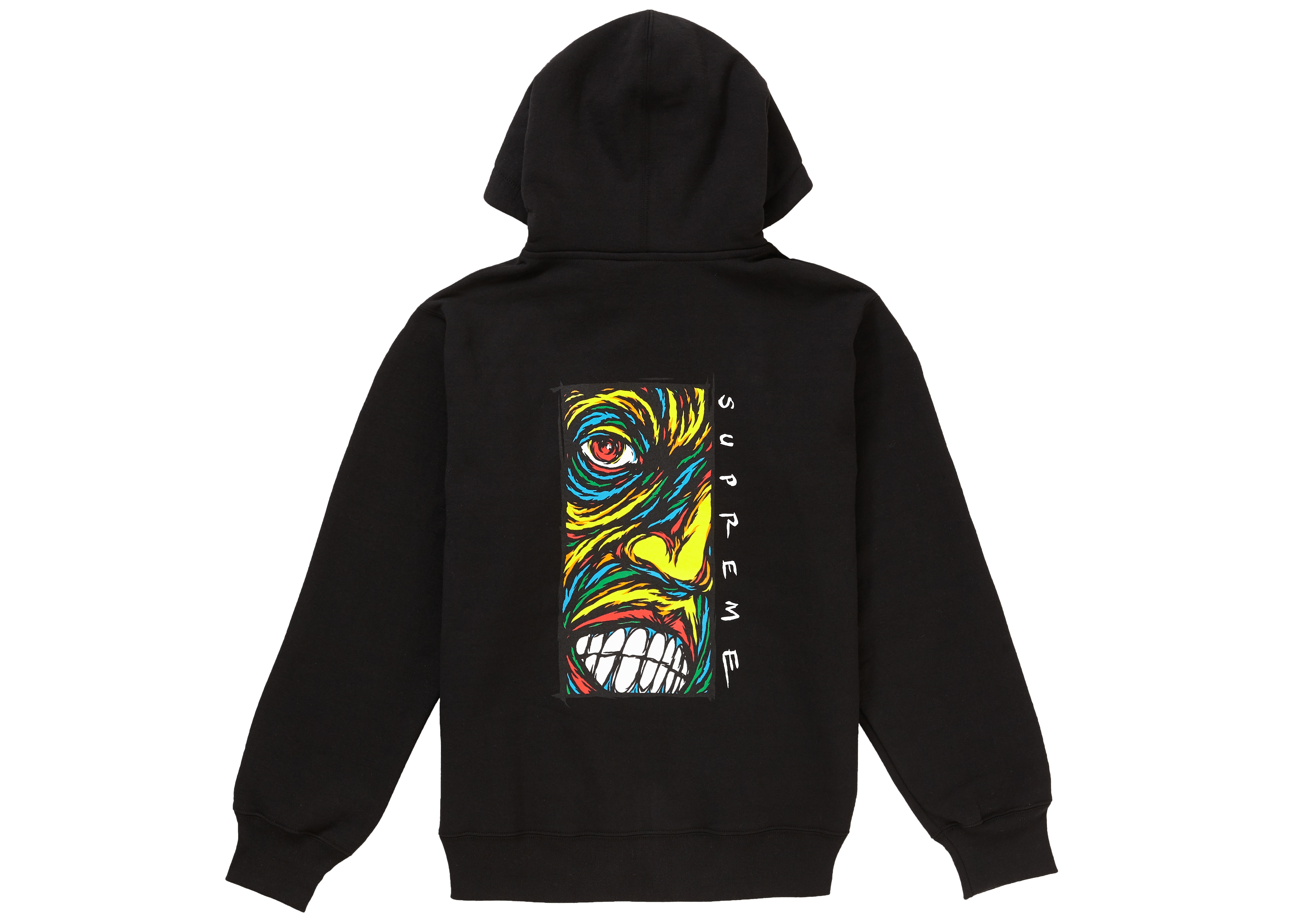 Supreme Disturbed Zip Up Hooded Sweatshirt Black 圖 2