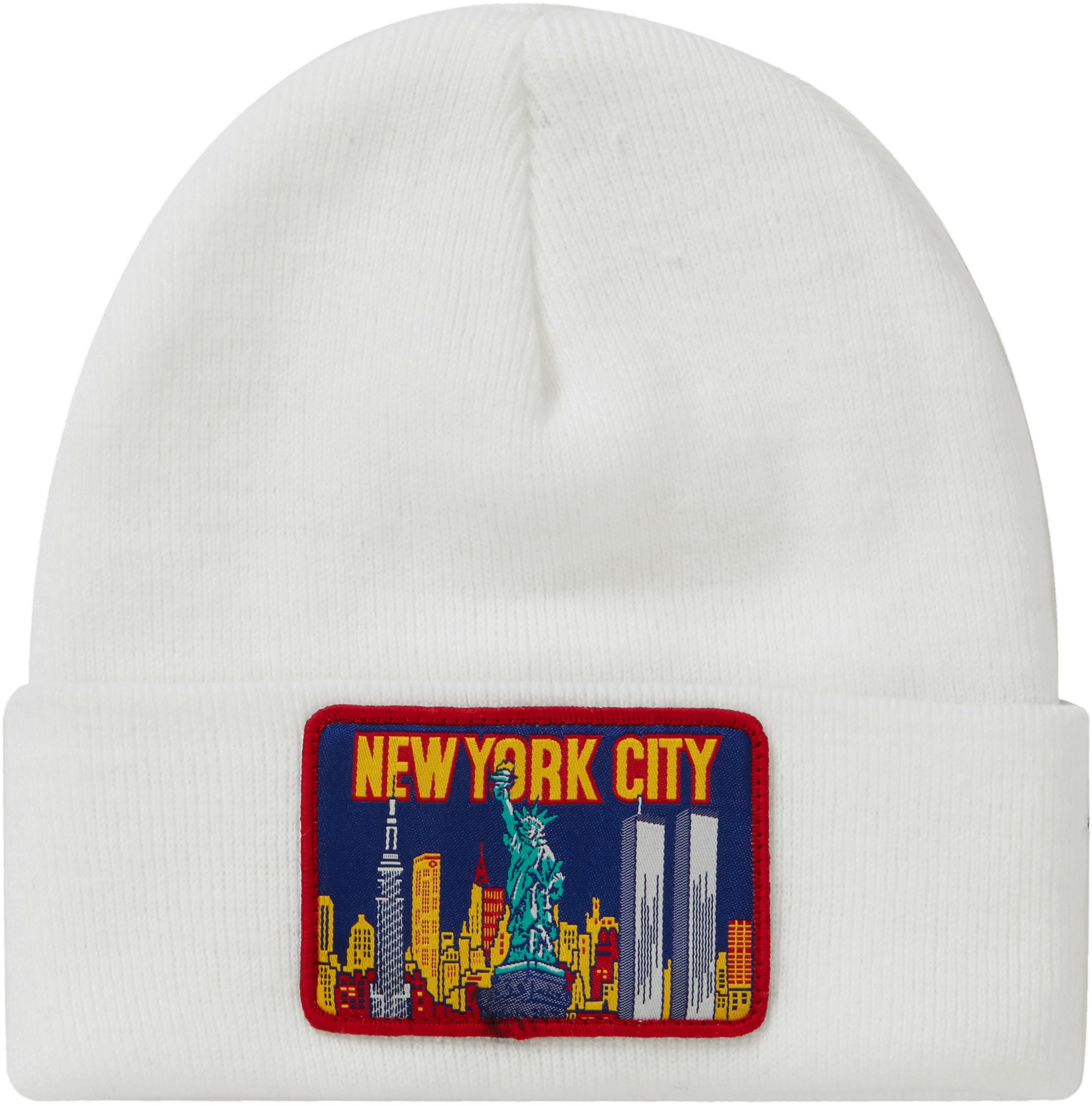 supreme-ny-patch-beanie-white