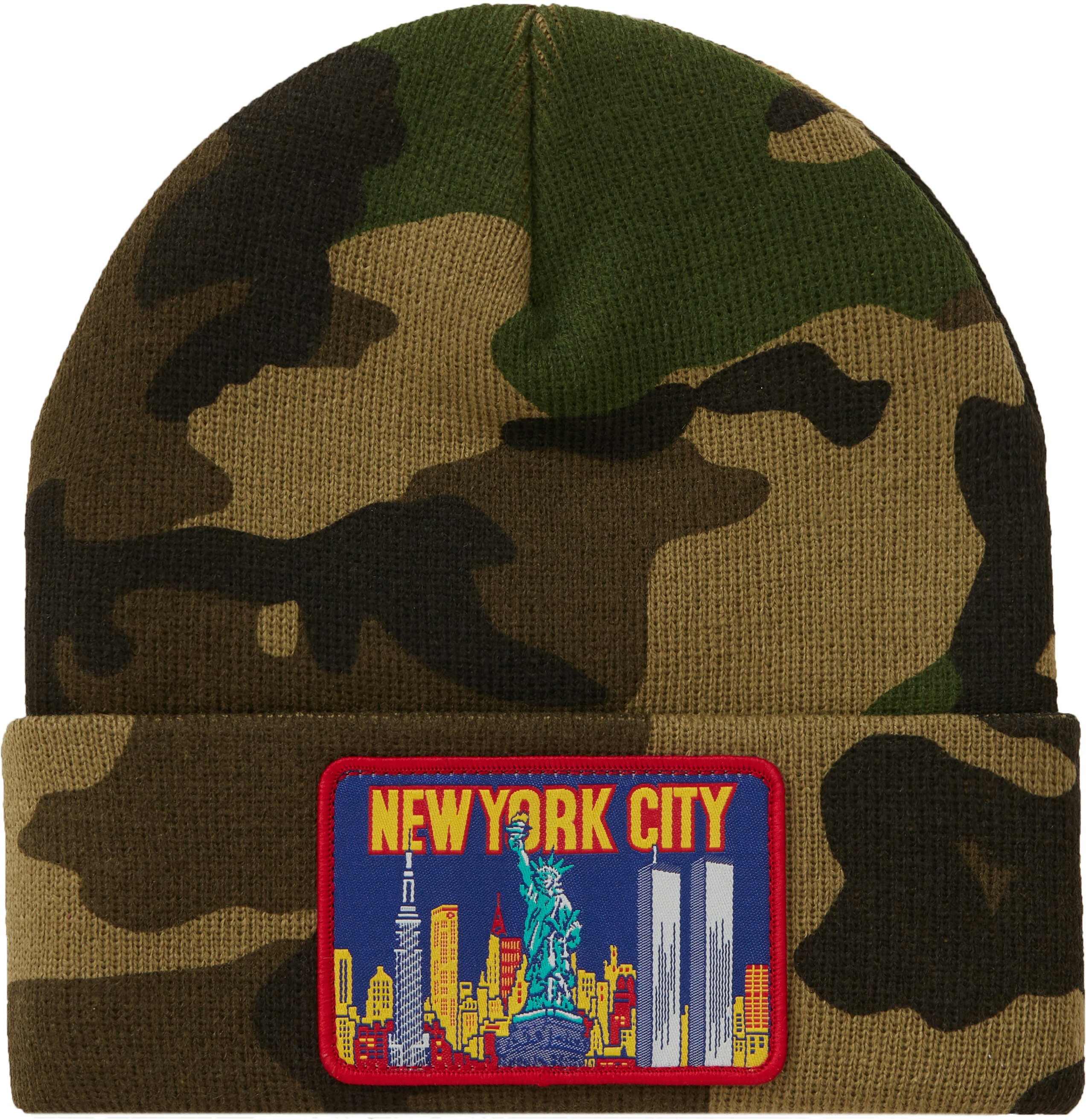 supreme-ny-patch-beanie-woodland-camo