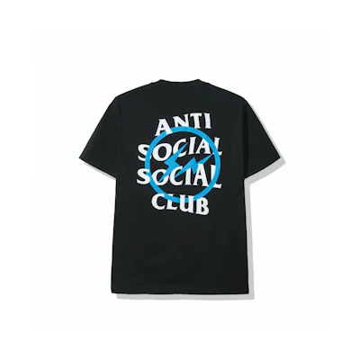 ASSC fragment Blue Bolt Tee Black