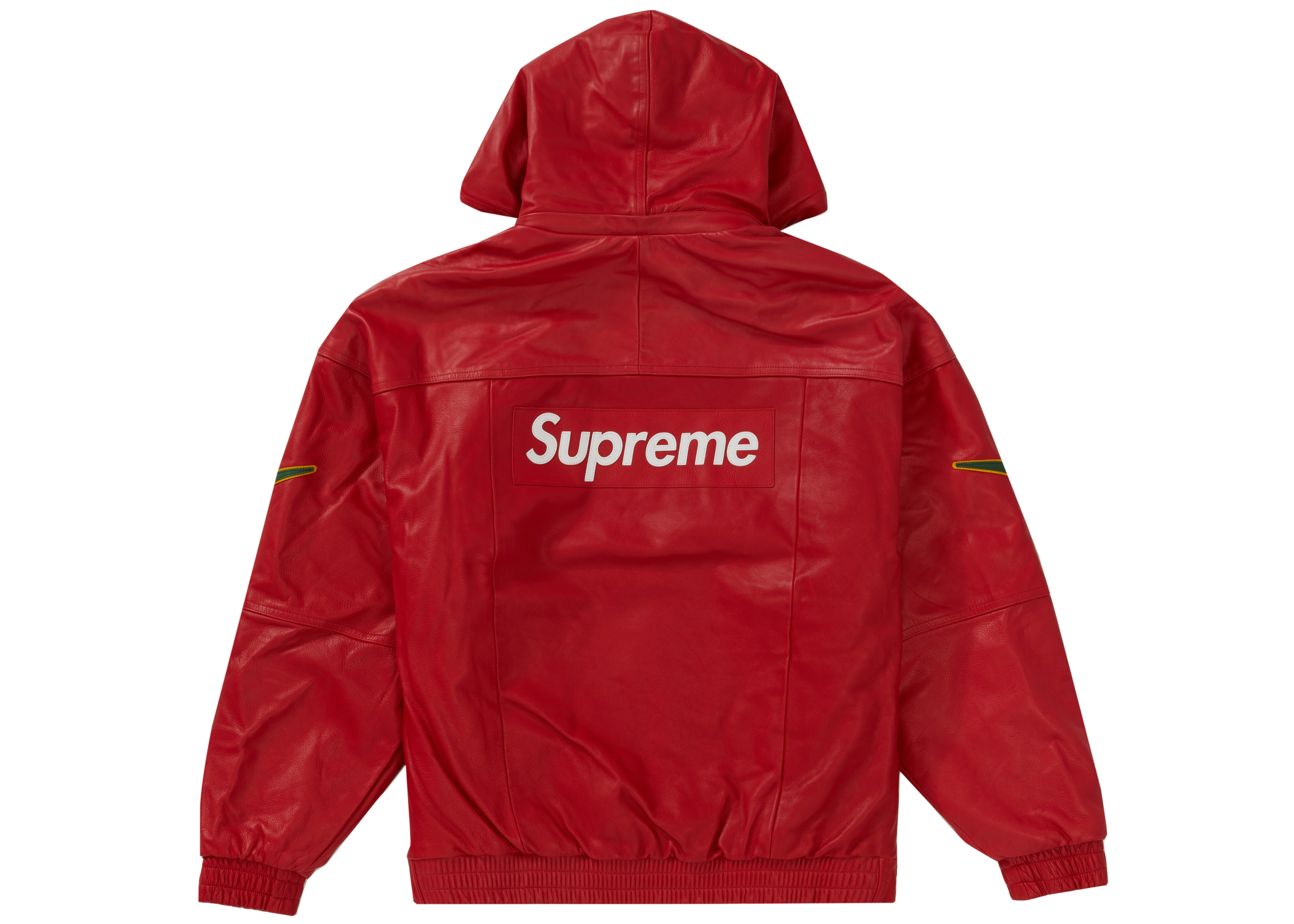 Leather Jacket Louis Vuitton X Supreme Red Size 52 FR In Leather 4447462 |  lupon.gov.ph