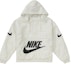 Buy Supreme x Nike Leather Anorak White