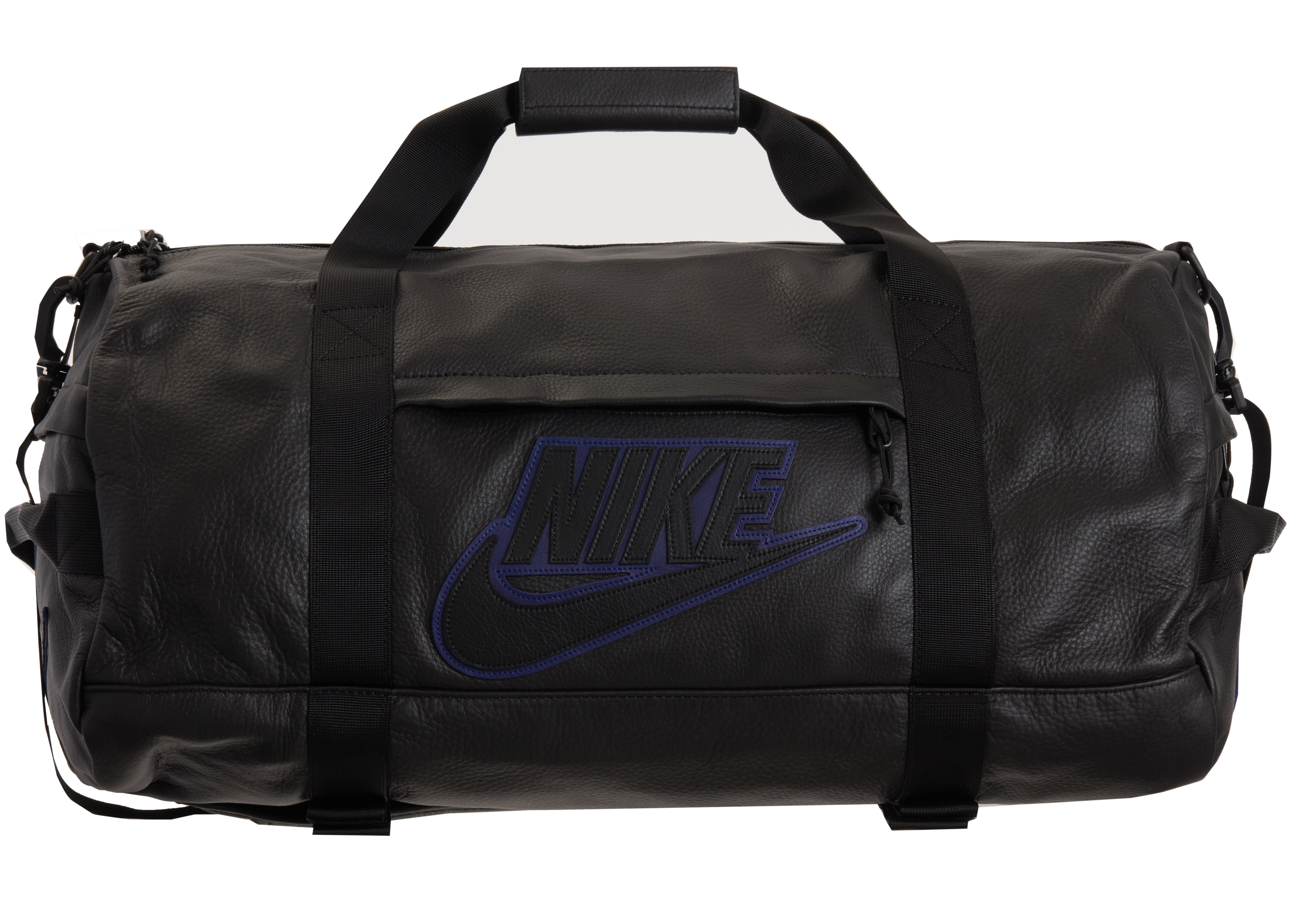 Supreme x Nike Leather Duffle Bag Black - Novelship