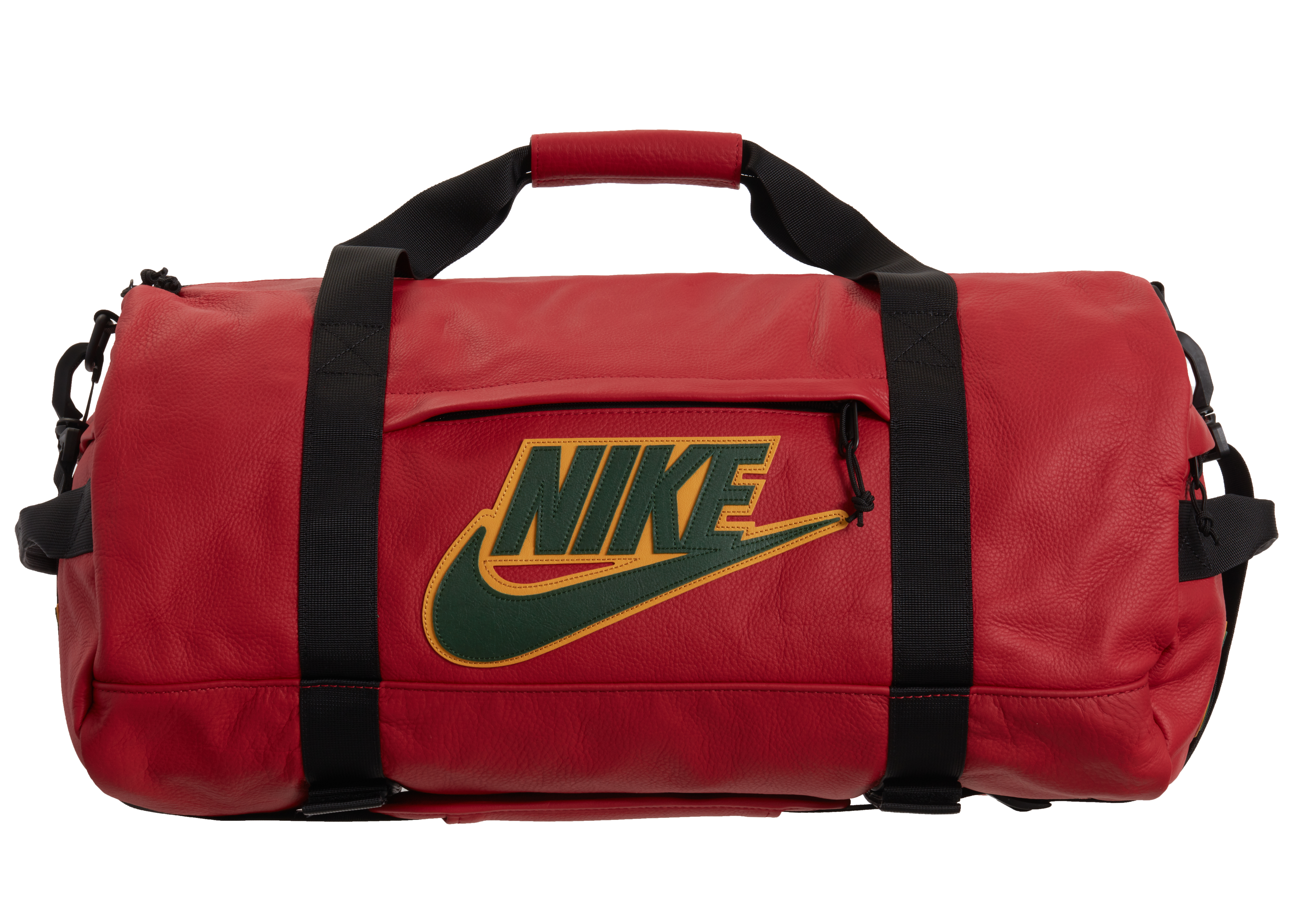 Supreme x Nike Leather Duffle Bag Red - Novelship