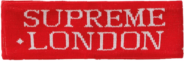 Supreme International Headband Red Supreme International Headband Red