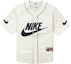 Buy Supreme x Nike Leather Baseball Jersey White