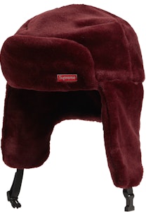 Topi Ushanka Bulu Palsu Supreme Burgundy Buy Topi Ushanka Bulu Palsu Supreme Burgundy