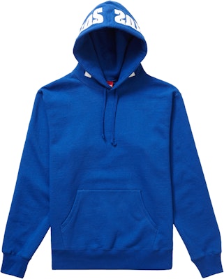 Supreme Logo Cermin Hoodie (FW19) Biru Tua Buy Supreme Logo Cermin Hoodie (FW19) Biru Tua