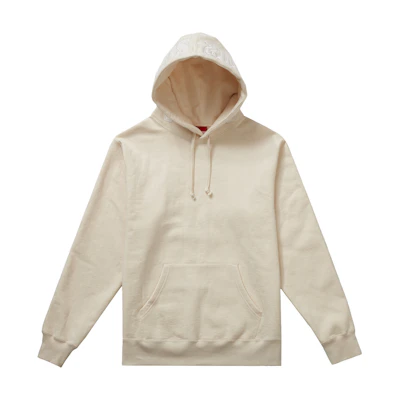 Supreme Mirrored Logo Hooded Sweatshirt (FW19) Natural