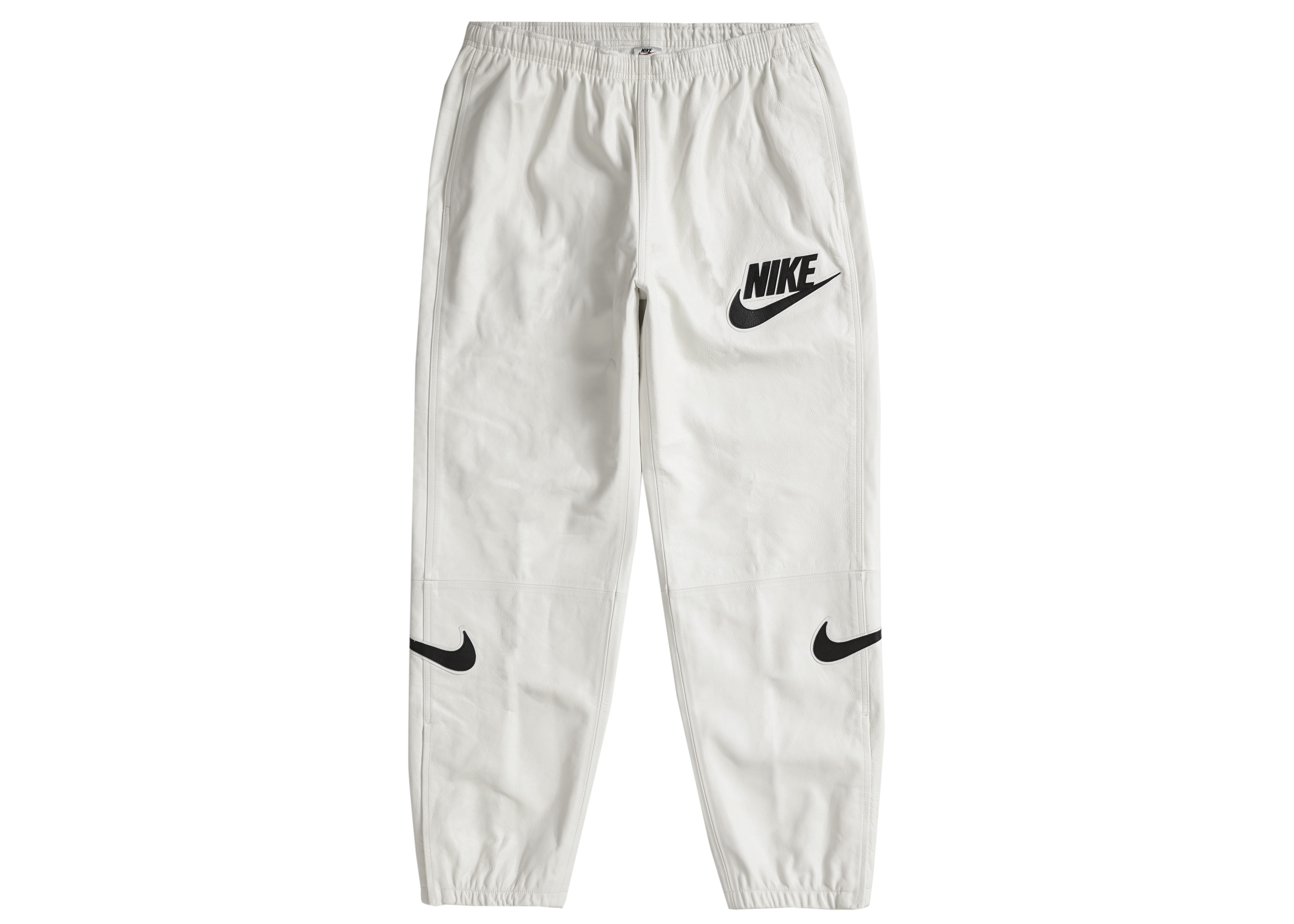Supreme x Nike Leather Warm Up Pant White - Novelship