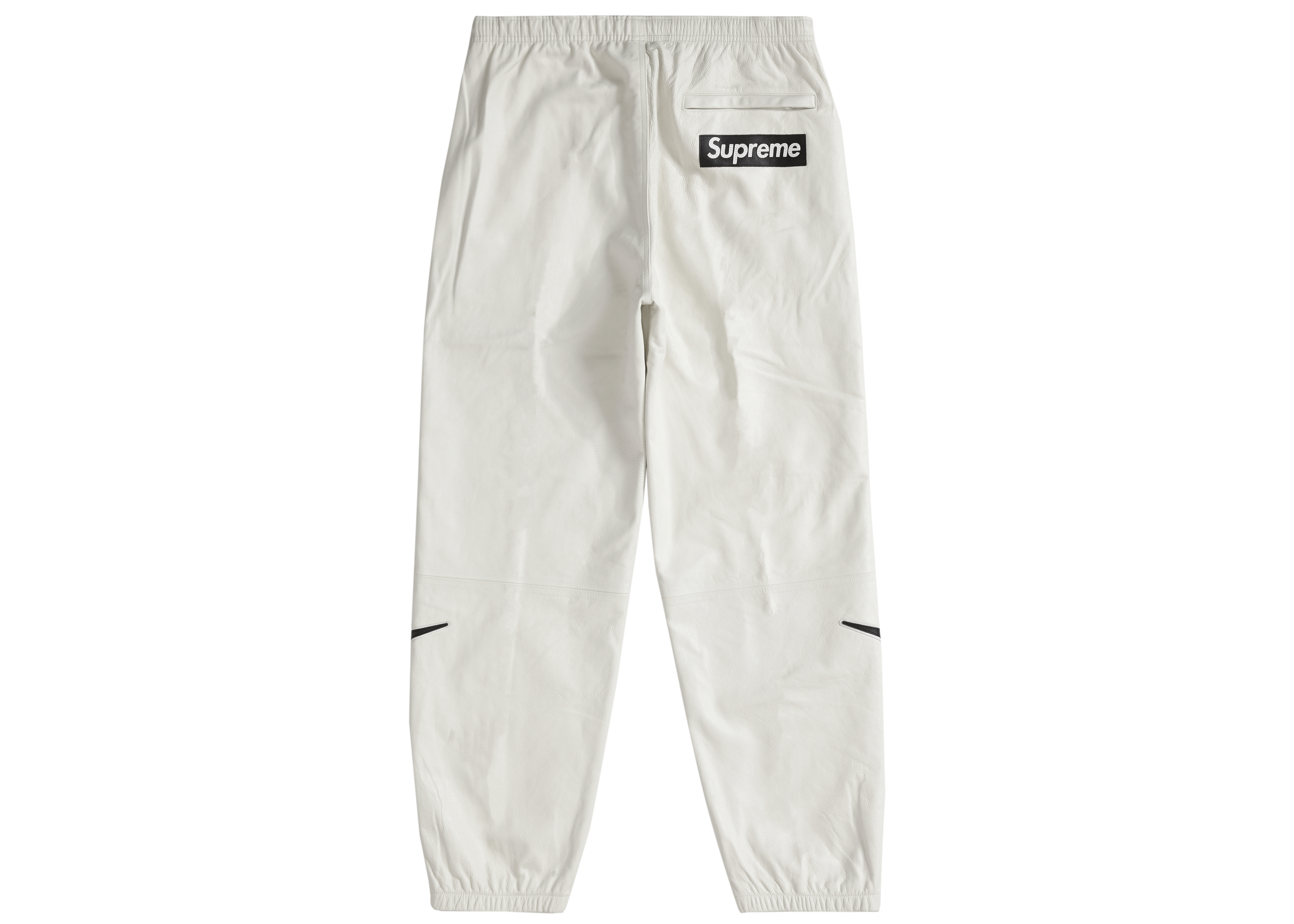 Supreme x Nike Leather Warm Up Pant White - Novelship
