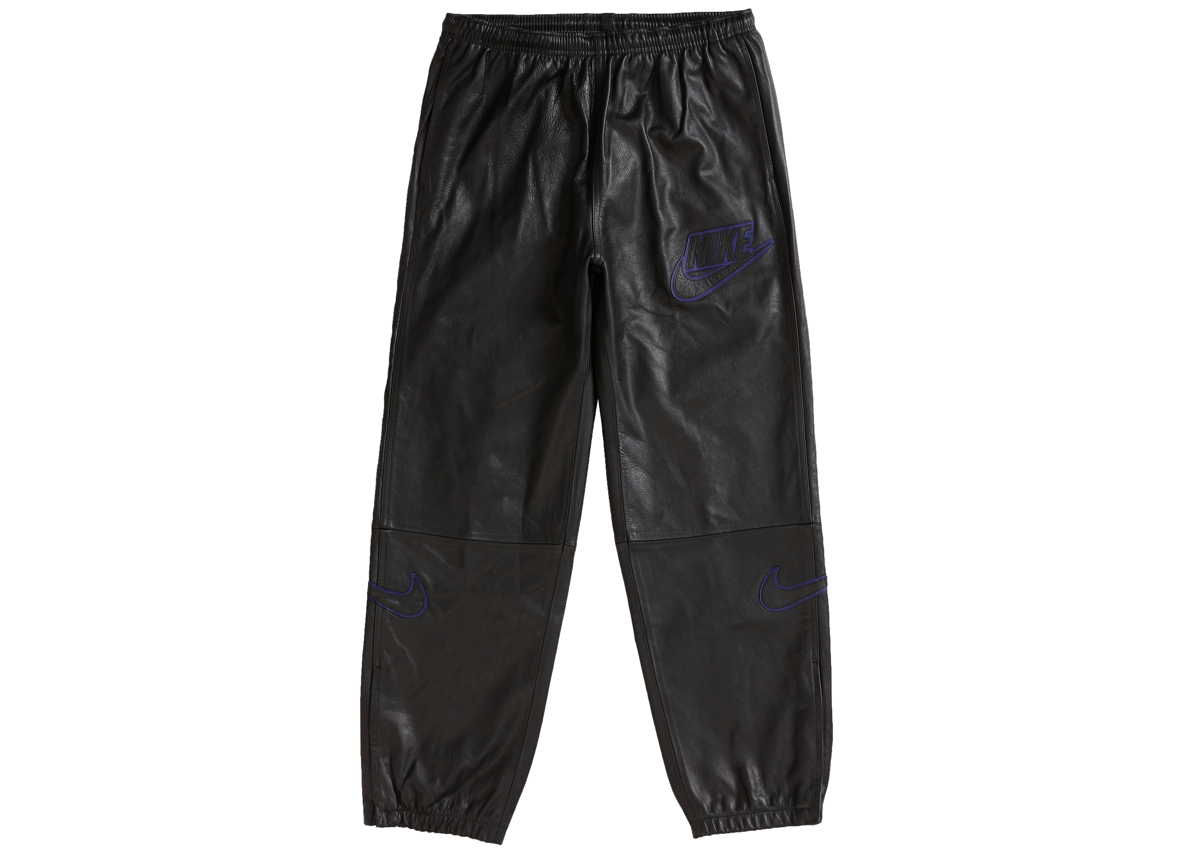 Supreme x Nike Leather Warm Up Pant Black - Novelship
